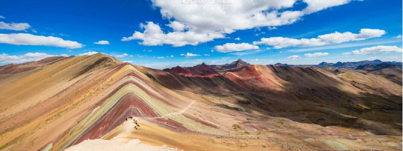 Montaña de colores de Palccoyo en la región de Cusco