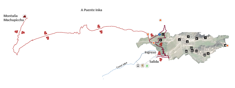 Vista desde la Casa del Guardián de Machu Picchu